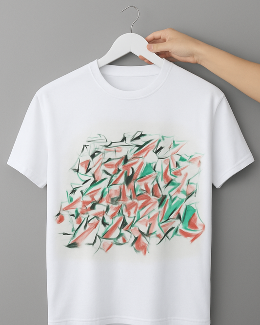 Maglietta Graffiti Art - Design Astratto Colorato